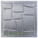 Form paving tiles "Lviv" No. 20 ABS Size: 400x400x40 mm