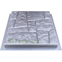 Form paving tiles "Plinyak" No. 13 ABS Size: 400x400x40 mm