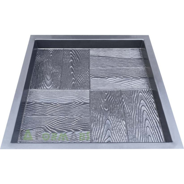 Matriță pentru dale de pavaj "Parchet" art. 9 din ABS Dimensiune: 500x500x50 mm