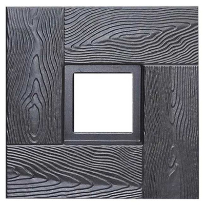Matriță pentru dale de pavaj "Italia lemn" art. 14 din ABS Dimensiune: 500x500x50 mm