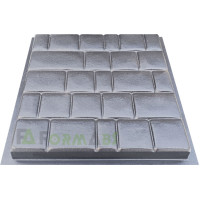Molde para baldosas "Ciudad Vieja" nº 20 fino shagreen ABS Tamaño: 500x500x50 mm Molde para baldosas "Ciudad Vieja" nº 20 fino shagreen ABS Tamaño: 500x500x50 mm