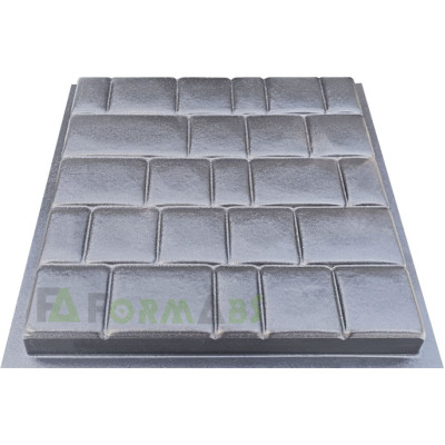 Molde para baldosas "Ciudad Vieja" nº 20 fino shagreen ABS Tamaño: 500x500x50 mm