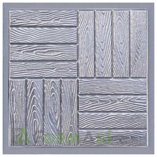 Molde para baldosas "Parquet" nº 8 ABS Tamaño: 500x500x50 mm