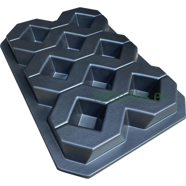 Form paving tiles "Lawn" No. 1 ABS Size: 600x400x60 mm