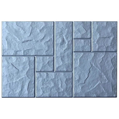 Molde para baldosas "Piedra astillada" nº 3 ABS Tamaño: 750х500х80 mm