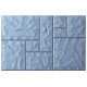 Form paving tiles "Chipped stone" No. 3 ABS Size: 750х500х80 mm