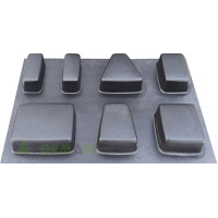Molde para baldosas "Suave ciudad shagreen" 7 pzas ABS Molde para baldosas "Suave ciudad shagreen" 7 pzas ABS