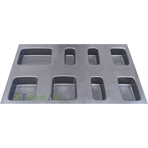 Form paving tiles "Old town shagreen" 8 pcs ABS