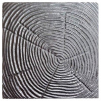 Form paving tiles "Wood Cut" No. 2 internal part ABS Size: 200х200х30 mm