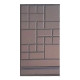 Form (mould) for plate around headstone, additional № 2-1 ABS Size: 550x300x50 mm