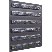 Formliner "Ladrillo Longuet" nº 62 ABS Tamaño de un ladrillo: 300x40x20 mm
