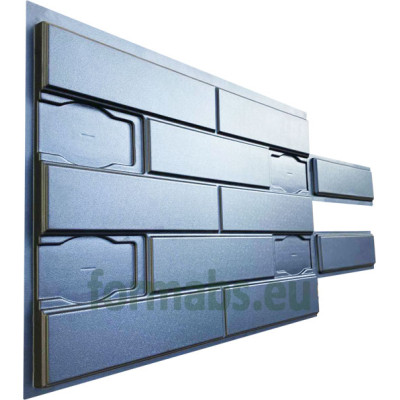 Forma fasádna obklady ABS "Hladká tehla" č. 57 s doplnkovými prvkami Veľkosť: 600x400x22 mm