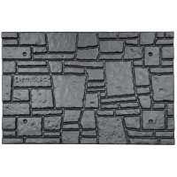 Facade ABS mould (form) tiles No. 54 Size: 600x400x22 mm