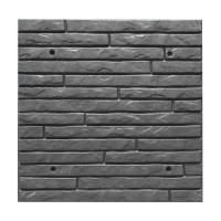 Facade ABS mould (form) tiles No. 17 Size: 500х500х18 mm
