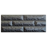 Facade ABS mould (form) tiles No. 32 Size: 500х250х18 mm Facade ABS mould (form) tiles No. 32 Size: 500х250х18 mm