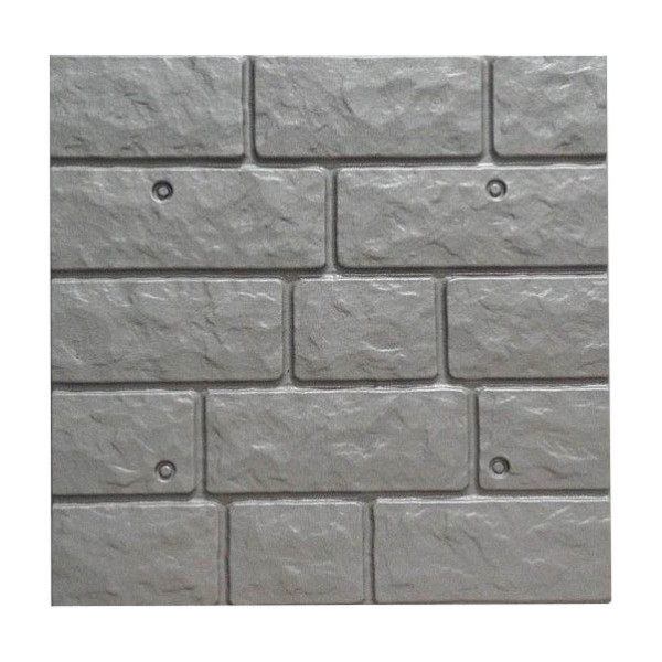 Facade ABS mould (form) tiles No. 3 Size: 500х500х18 mm