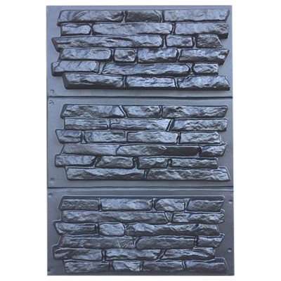Forma fasádna obklady č. 42 rodina 3 ks ABS Veľkosť celková: 660x390x30 mm