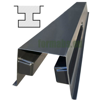 Stlpová forma ABS "Hladký" č. 41 s drážkami Veľkosť: 1320х125х115 mm