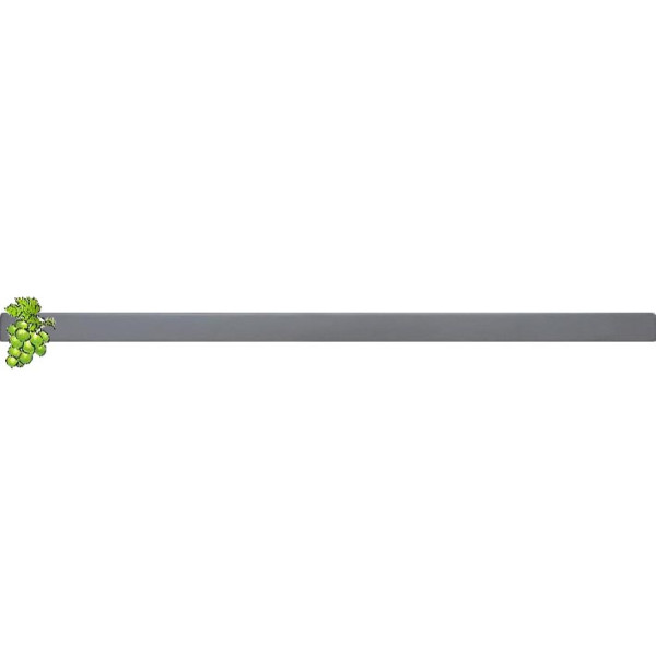 Post mould (column) "Vine" No. 2 ABS form for 3 panels Size: 2400х110(80)х100 mm