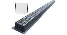 Stlpová forma ABS "Odlomljen kamen" č. 1 bez dražiek Veľkosť: 2800х125х125 mm