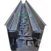 Post mould (column) "Broken brick" ABS form for 4 panels No. 11 with grooves Size: 2850х150х135 mm