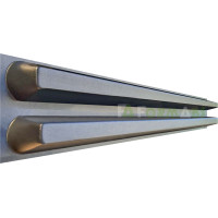 Forma para un pilar Ranuras 2 m de ABS par Tamaño: 2000x42x42 mm