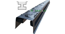Stlpová forma ABS "Booth" č. 24 otváracia s drážkami Veľkosť: 2750х120х120 mm