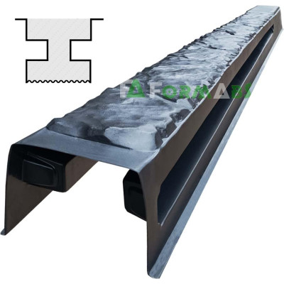 Stlpová forma ABS "Booth" č. 24 otváracia s drážkami Veľkosť: 2750х120х120 mm