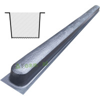 Stlpová forma ABS "Drevený zrub" č. 15 bez dražiek Veľkosť: 2800х125х125 mm
