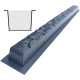 Stlpová forma ABS "Booth" č. 10 bez dražiek Veľkosť: 2200х125х125 mm