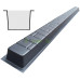 Forma para un pilar "Ladrillo liso" de ABS nº 2 sin ranuras Tamaño: 2800х125х125 mm