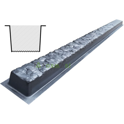 Stlpová forma ABS "Pieskovec" č. 3 bez dražiek Veľkosť: 2800х125х125 mm