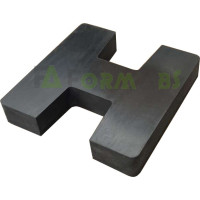 Rubber limiter for opening column moulds, post length limiter