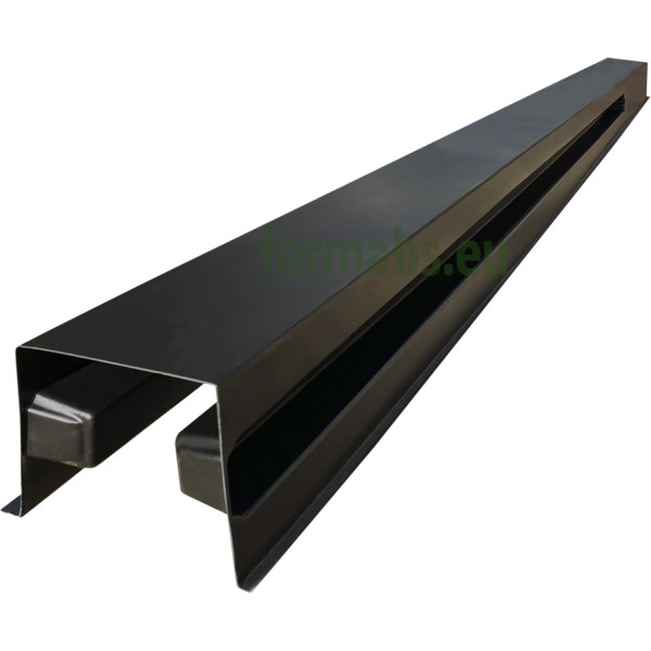 Stlpová forma ABS "Hladký" č. 37-C s drážkami Veľkosť: 3330х120х120 mm