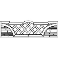 Forma de valla ABS nº 1.021.18 Tamaño: 2000x500x40 mm