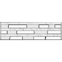 Form fence ABS № 1.024 Size: 2000x500x40 mm