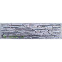 Forma de valla “Roca de piedra" nº 1145 ABS Tamaño: 2000x500x40-50 mm
