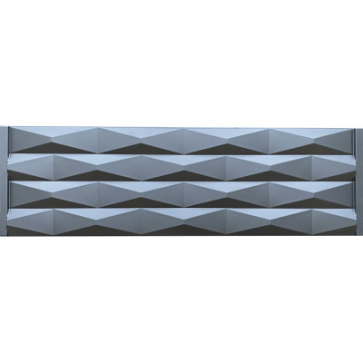 Forma de valla "Pirámide" ABS nº 138 Tamaño: 2000x500x40 mm