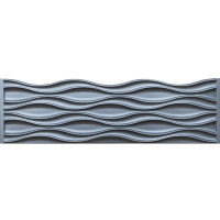 Forma de valla "Wave Breeze Top" ABS nº 140 Tamaño: 2000x500x40 mm