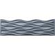 Matrita gard "Wave Breeze Top" ABS art. 140 Dimensiuni: 2000x500x40 mm