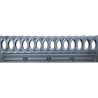 Forma de valla ABS nº 53 Tamaño: 2000x500x40 mm