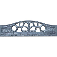 Forma de valla ABS nº 62 Tamaño: 2000x500x40 mm