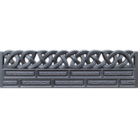 Forma de valla ABS nº 81 Tamaño: 2000x500x40 mm