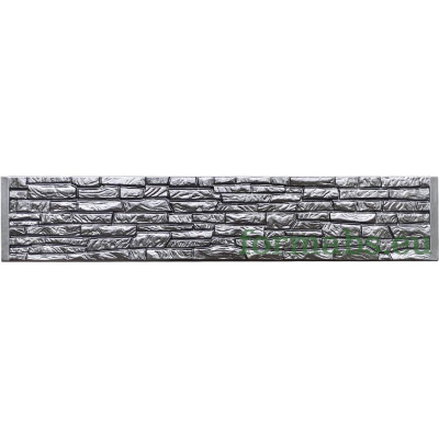 Plotová forma "Rock" ABS č. 145 Veľkosť: 2000x300x40 mm