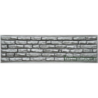 Form fence "Old brick" ABS № 1035 Size: 2000x500x40 mm