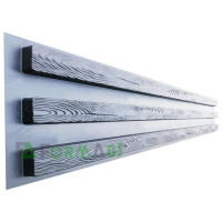 Forma de valla "Rancho" ABS nº 154 Tamaño: 2500x100x50 mm