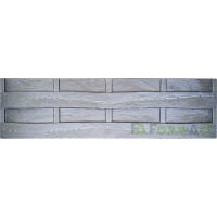 Fence mold "Dvorek" ABS № 155 Size: 2000x500x(40)50 mm