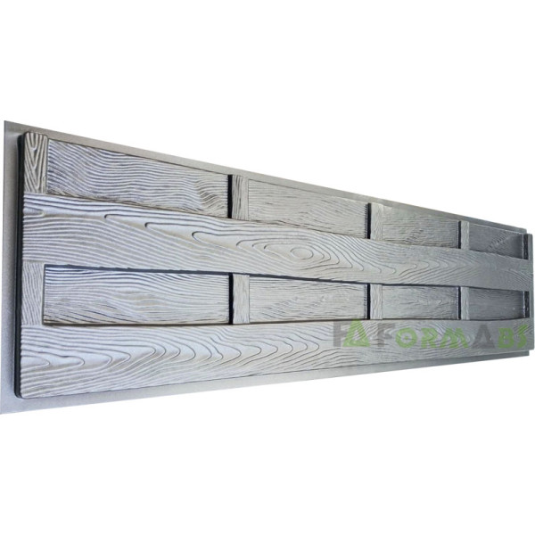Fence mold "Dvorek" ABS № 155 Size: 2000x500x(40)50 mm