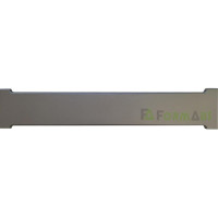 Forma de valla "Lamel Middle" ABS nº 157 Tamaño: 2000x300x(40)50 mm