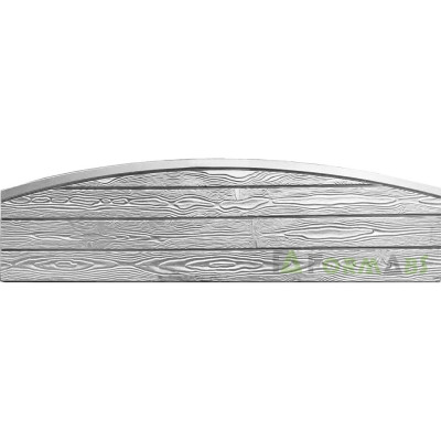Plotová forma "Drevo Top" ABS č. 1016 Veľkosť: 2000x500x40 mm